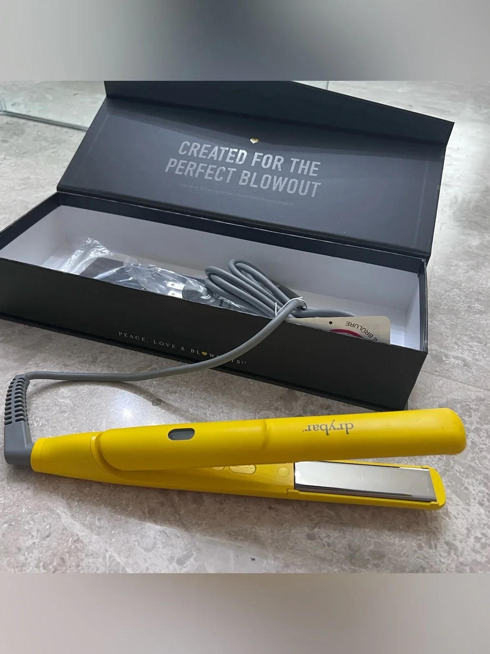 Drybar Yellow The Tress Press Hair Straightening Iron
